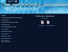 Tablet Screenshot of martis.cz